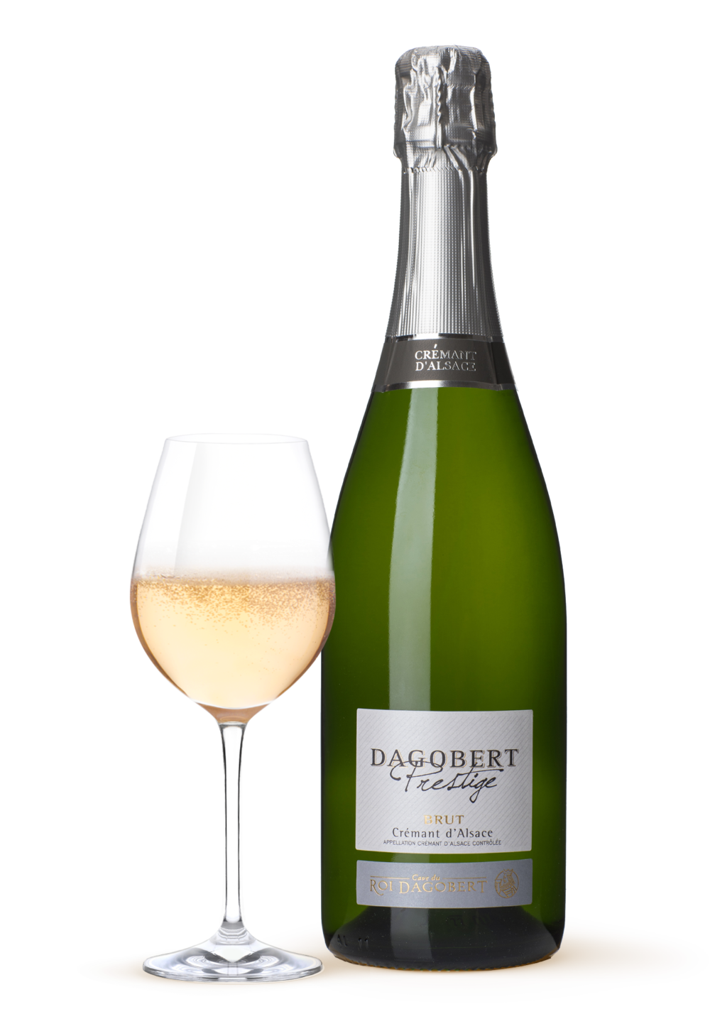 Wino Musujące Cremant z Alzacji AOC Alsace - Crémant Dagobert Prestige Brut