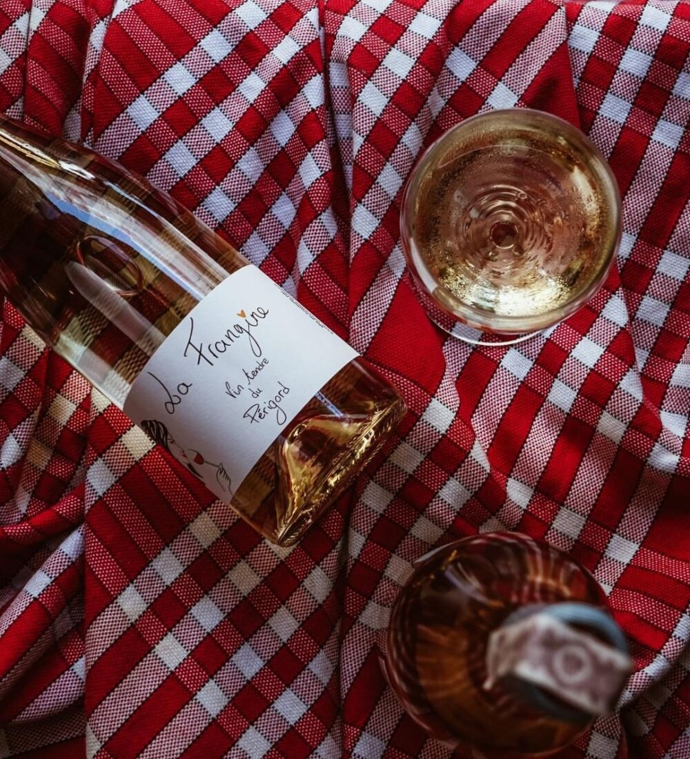 Wino francuskie IGP Périgord Famille Deffarge La Frangine Rosé
