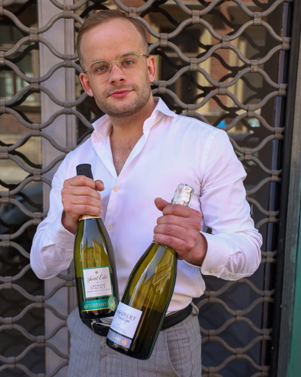 Wino Musujące Cremant z Alzacji AOC Alsace - Crémant Dagobert Prestige Brut