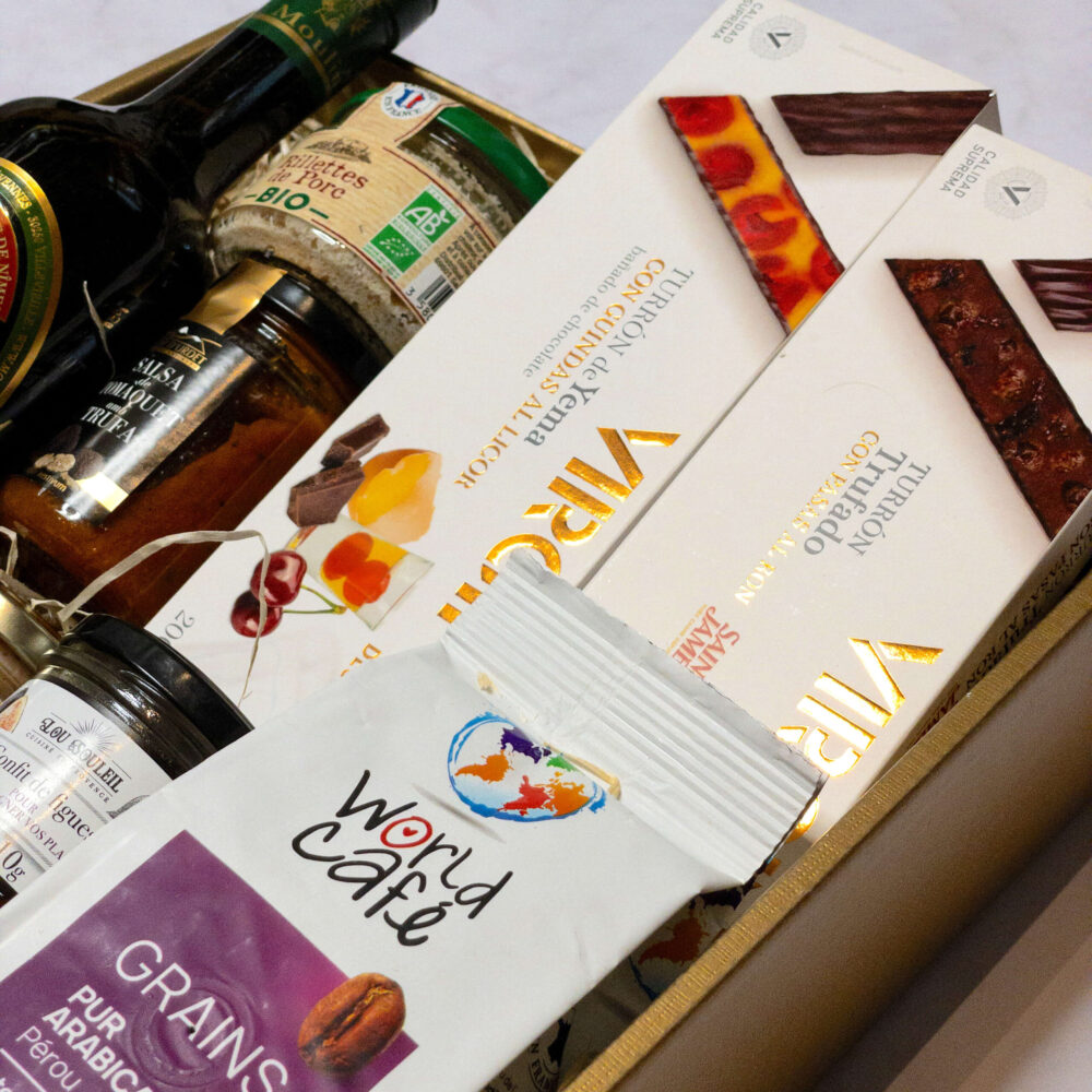 Zestaw prezentowy premium z oliwą i foie gras